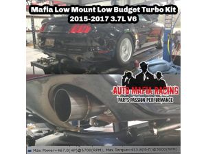 2015-2017 Mustang 3.7L V6 Mafia Low Buck Rear Mount Turbo Kit