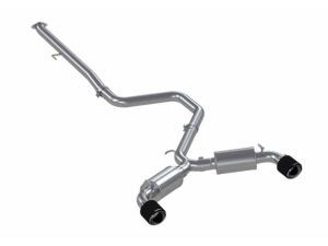 MBRP Veloster N 3" CAT Back Exhaust - 304 Stainless - CF Tips for 2019-2021 Veloster N 2.0T - S47063CF
