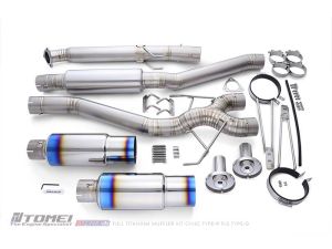 Tomei Expreme Titanium CAT Back Exhaust for 2023 Up Civic Type R - Dual Muffler