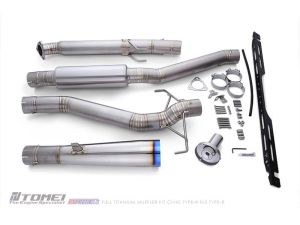 Tomei Expreme Titanium CAT Back Exhaust for 2023 Up Civic Type R - Single Tip
