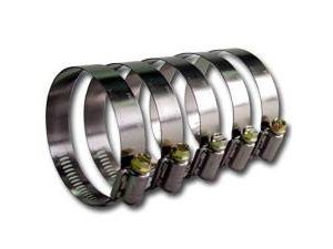 3/8" Worm Drive Clamps for Coolant Hose