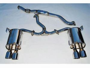 Invidia Q300 Stainless Steel Tip Cat Back Exhaust - 76mm