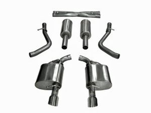 Corsa Performance Dual Rear Exit Catback Exhaust System - 4.5 Inch Tips - Xtreme Sound Level