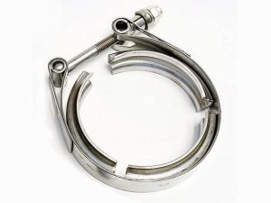 Garrett 4.5 Inch V-Band Clamp - Max Diameter - Stainless Steel - Comp V-Band Out - Large frame