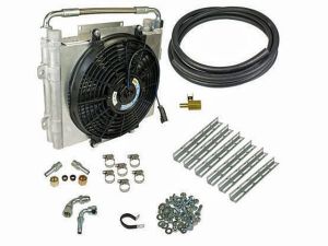BD Diesel Xtrude Double Stacked Transmission Cooler Kit - Universial 0.50 inch Tubing