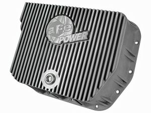 aFe Power Transmission Pan with Machined Fins