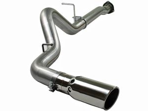 aFe Power Large Bore-HD 4 Inch 409 Stainless Steel DPF-Back Exhaust System