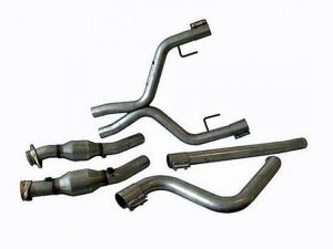 BBK Performance True Dual Cat Back Exhaust Conversion Kit With X pipe