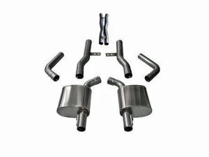 Corsa Performance Dual Rear Exit Catback Exhaust System - No Tips - Xtreme Sound Level