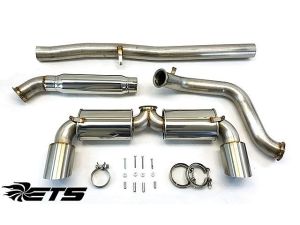 ETS Exhaust System w- Mufflers for 2016+ Ford Focus RS