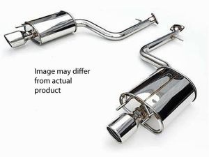 Invidia Q300 Twin Outlet SS Quad Tip Cat Back Exhaust - 76mm