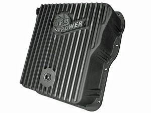 aFe Power Transmission Pan with Machined Fins