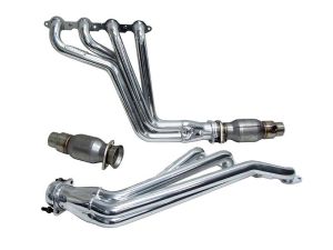 BBK Performance Full-Length Headers with High-Flow Cats - Polished Ceramic