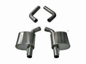 Corsa Performance Dual Rear Exit Axle-back Exhaust System - No Tips - Sport Sound Level
