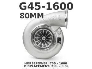 Garrett G45-1600 80mm G Series Turbo