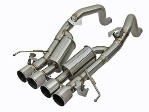 aFe POWER MACH Force-Xp 3 Inch to 2.5 Inch 304 Stainless Steel Axle-Back Exhaust System - Z06