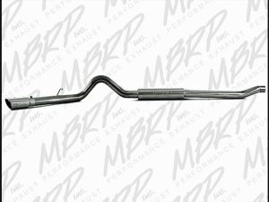 MBRP 4" CAT Back Single Side (Stock Cat) Exit - T409 for 2003-2007 Ford Powerstroke 6.0L - S6208409