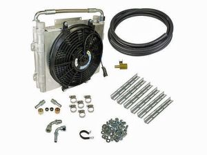 BD Diesel Xtrude Double Stacked Transmission Cooler Kit - Universial 0.50 in Tubing