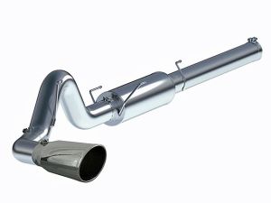 aFe Power Large Bore-HD 5 Inch 409 Stainless Steel Cat-Back Exhaust System