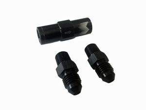 Snow Performance High Flow 4AN Water Check Valve Fittings  - For 4AN SS Braided Line Kit