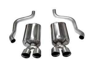 Corsa Performance Axle-Back Exhaust System with Twin 3.5 Inch Tips - Sport Sound Level