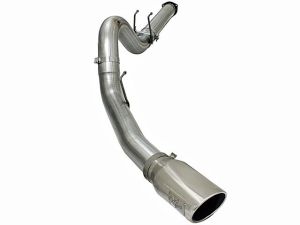 aFe Power Large Bore-HD 5 Inch 409 Stainless Steel DPF-Back Exhaust System