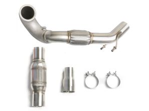 2015+ VW GTi, GLI Audi A3 CTS 3.5" Catted High Flow Stainless Downpipe