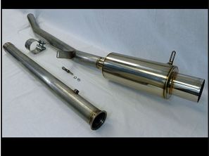 ETS EVO 8-9 Stainless CAT Back Exhaust System for 2003-2006 Mitsubishi EVO VIII, IX