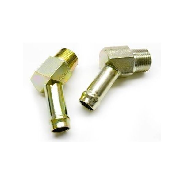 Oil Drain Fitting - 45 Degree 5/8 Hose by 1/2 NPT