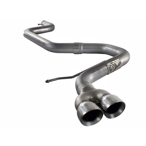 aFe POWER Large Bore-HD 2.5 Inch 409 Stainless Steel Cat-Back Exhaust System-Turbo Kits Volkswagen Golf Performance Parts Search Results-708.020000