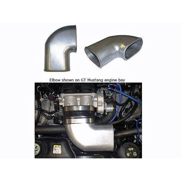 4 Inch to 4.25 Inch 90 Degree Cast Aluminum Elbow-Ford Mustang Performance Parts Search Results-74.000000