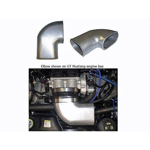 4 Inch to 4.25 Inch 90 Degree Cast Aluminum Elbow