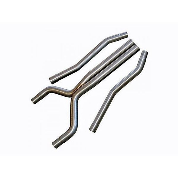 BBK Performance High Flow After Cat X Pipe - Aluminized Steel-Turbo Kits Chevy Camaro Performance Parts Search Results-349.990000