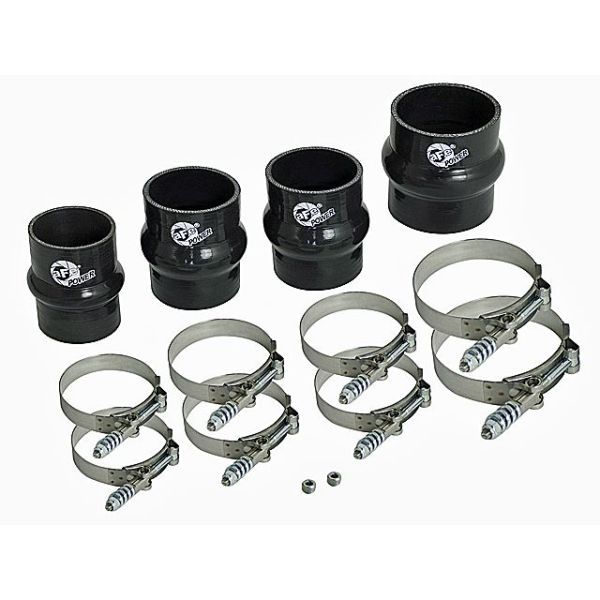 aFe Power BladeRunner Intercooler Couplings and Clamps Kit-Dodge Cummins 6.7L Performance Parts Cummins Performance Parts Cummins 6.7L Diesel Performance Parts Diesel Performance Parts Diesel Search Results Search Results-302.610000
