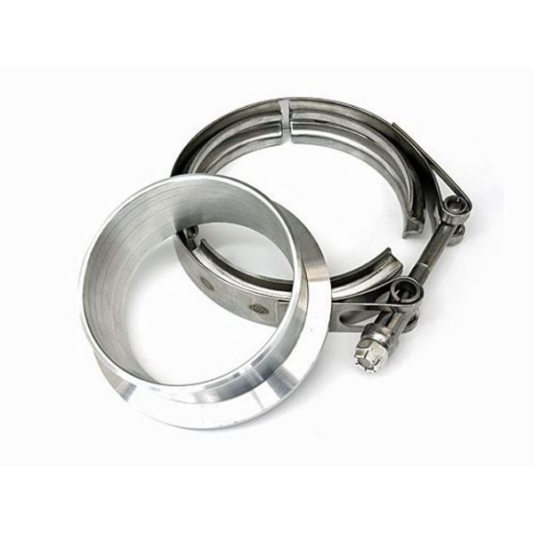 3.5 Inch V-Band Flange and Clamp Set - Comp Outlet-Turbo Accessories Turbo VBands Turbochargers Search Results-44.950000