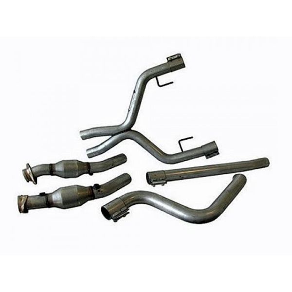 BBK Performance True Dual Cat Back Exhaust Conversion Kit With X pipe-Turbo Kits Ford Mustang Performance Parts Search Results-769.990000