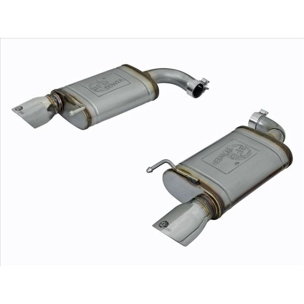 aFe Power MACH Force-Xp 2.5 Inch 409 Stainless Steel Axle-Back Exhaust System-Turbo Kits Ford Mustang Performance Parts Search Results Turbo Kits Ford Mustang Performance Parts Search Results-929.500000