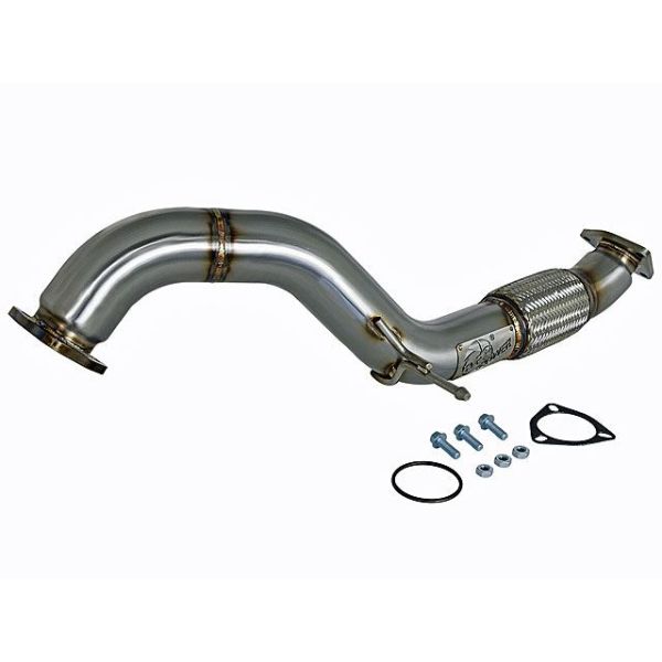 aFe POWER Twisted Steel 3 Inch Rear Down-Pipe - Mid-Pipe