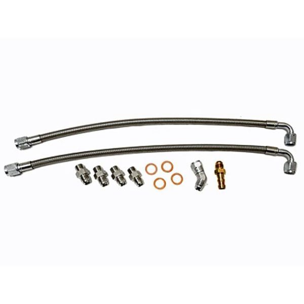 ATP Coolant Line Assembly - Steel Braided-Turbo Accessories Turbo Oiling Turbochargers Nissan Skyline R32, R33, R34 Performance Parts Search Results-99.000000