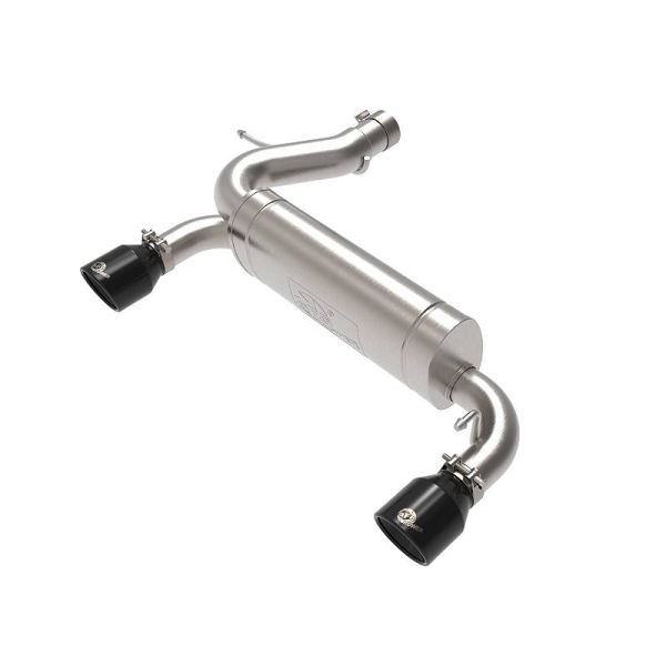 2021+ Bronco aFe Vulcan SS Axle Back Exhaust - Black Tips