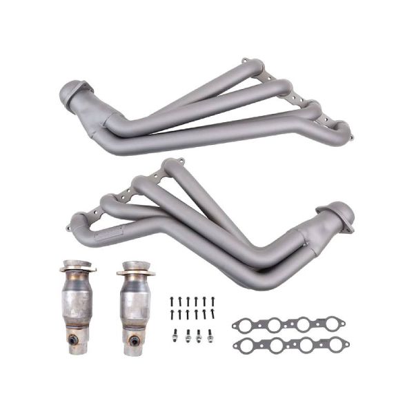 BBK Performance Full-Length Headers with High-Flow Cats - Ti Ceramic