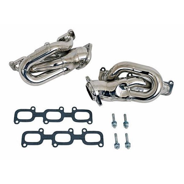 BBK Performance Shorty Tuned Length Exhaust Headers - Chrome-Turbo Kits Ford Mustang Performance Parts Search Results-489.990000