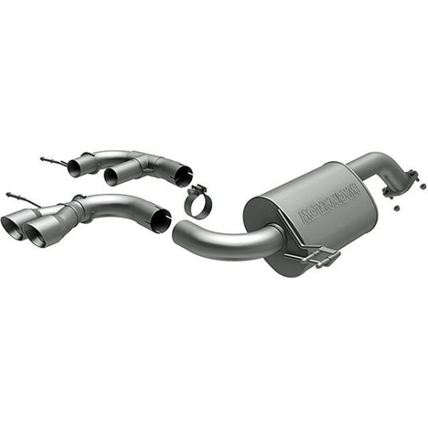 Magnaflow Dual Center Rear Exit SS CAT Back Exhaust-Turbo Kits Hyundai Veloster Turbo Performance Parts Hyundai Veloster Performance Parts Search Results-9999.000000