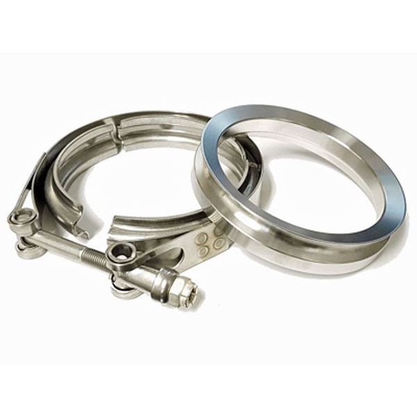 Borg Warner 4 Inch Flange and Clamp Set - Marmon V-Band Downpipe - SX or SX-E-Turbo Accessories Turbo VBands Turbochargers Search Results-44.950000