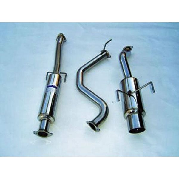 Invidia N1 Cat Back Exhaust - SS Tip - 60mm-Turbo Kits Honda Del Sol Performance Parts Search Results-850.000000