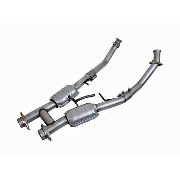 BBK Performance High Flow H Pipe With Catalytic Converters - Aluminized Steel-Turbo Kits Ford Mustang Performance Parts Search Results-649.990000