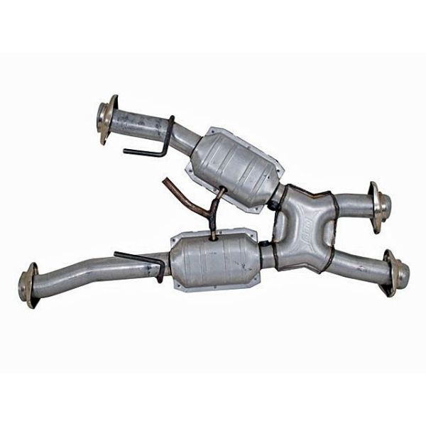 BBK Performance Short Mid X Pipe with Catalytic Converters - Aluminized Steel-Turbo Kits Ford Mustang Performance Parts Search Results-569.990000