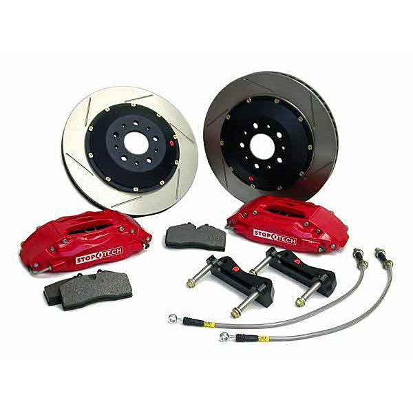 StopTech 13.5inch 4 Piston Rear Big Brake Kit-Turbo Kits Hyundai Genesis Performance Parts Search Results-3498.000000