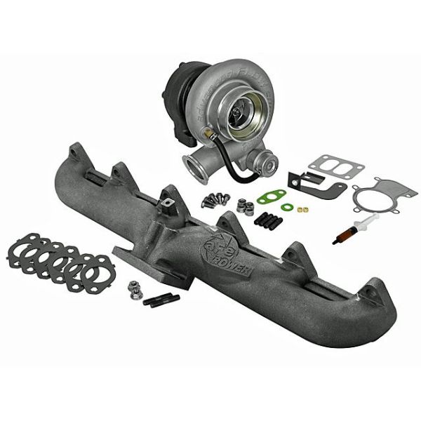 aFe Power BladeRunner Street Series Turbocharger with Exhaust Manifold-Turbo Kits Dodge Cummins 5.9L Performance Parts Cummins Performance Parts Cummins 5.9L Diesel Performance Parts Diesel Performance Parts Diesel Search Results Search Results-1627.290000